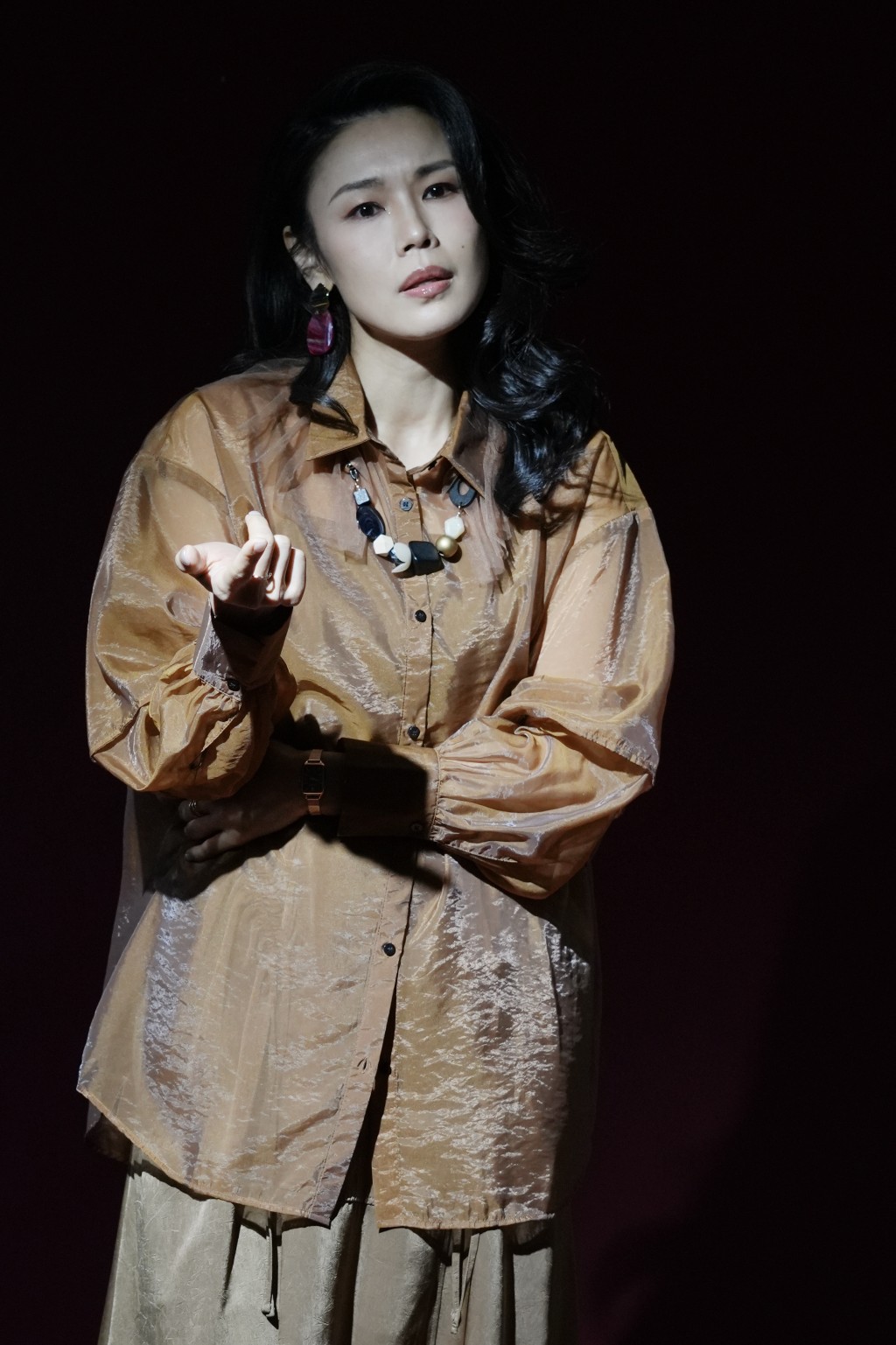 何嘉莉久違演舞台劇。 何嘉莉久違演舞台劇。