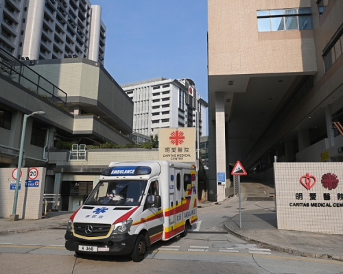 男子送明愛醫院搶救後不治。資料圖片