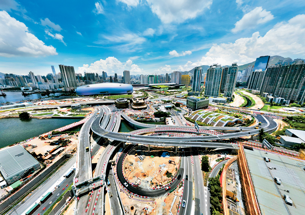 中九龍幹線料年底竣工，何文田佛光街臨時工地擬改建私樓。