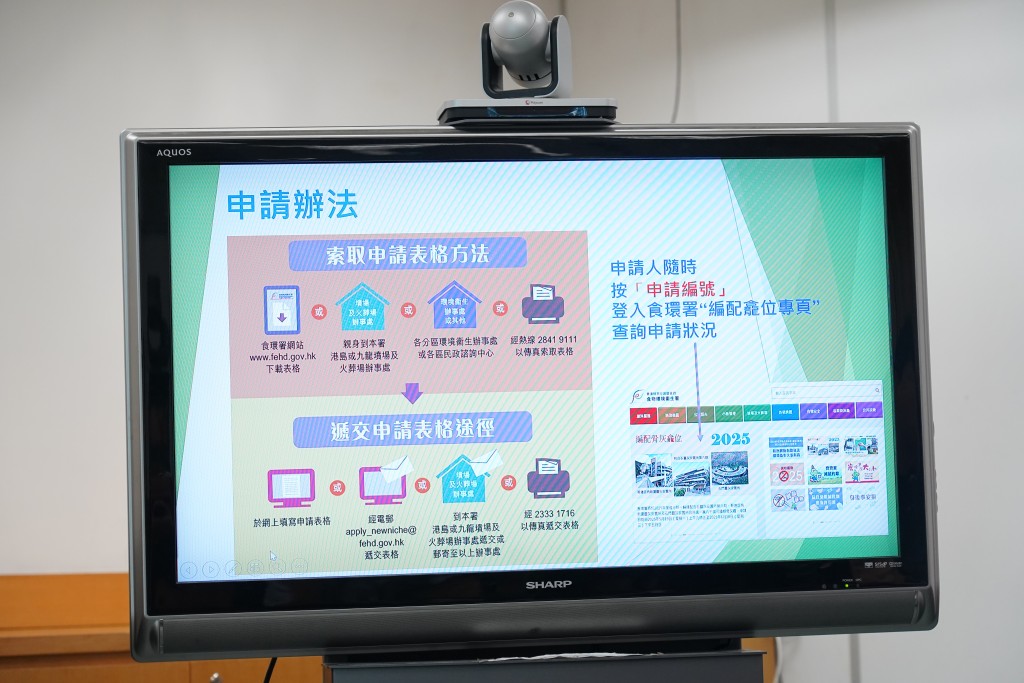申請表格可經網上或郵遞遞交。葉偉豪攝 申請表格可經網上或郵遞遞交。葉偉豪攝