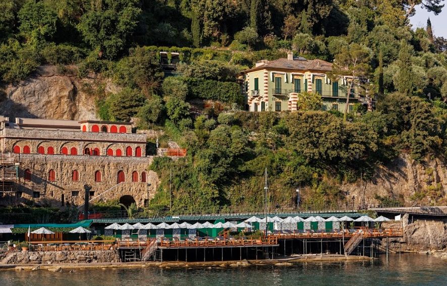 位處Portofino的Belmond Hotel，可賞到漂亮的灣岸景致。