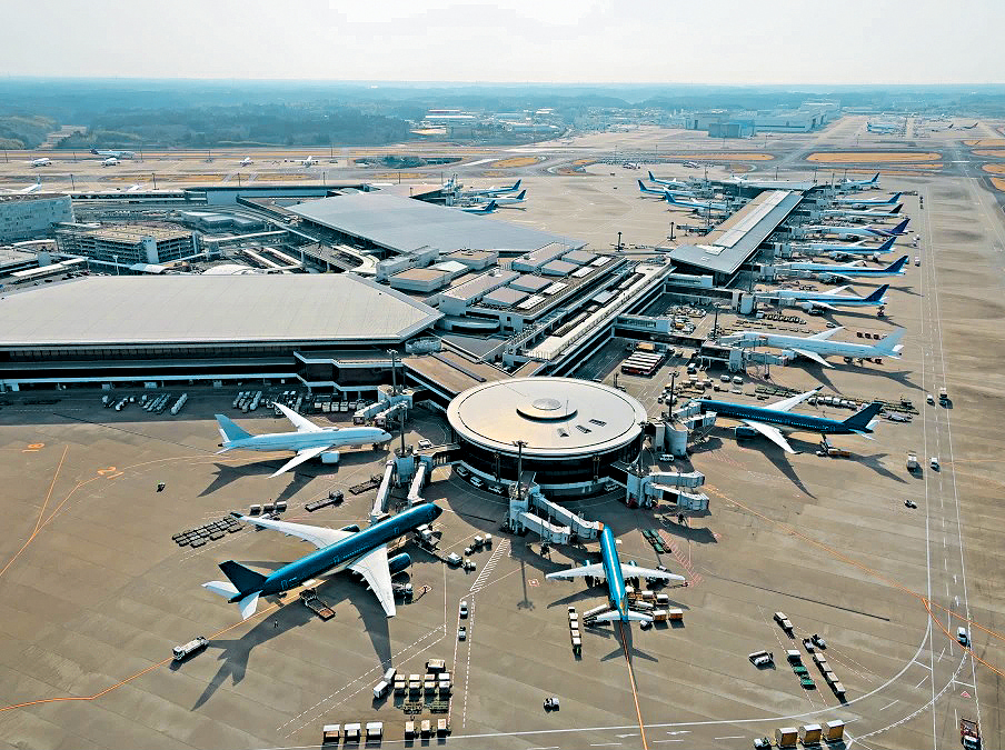 設計精良的東京成田機場。