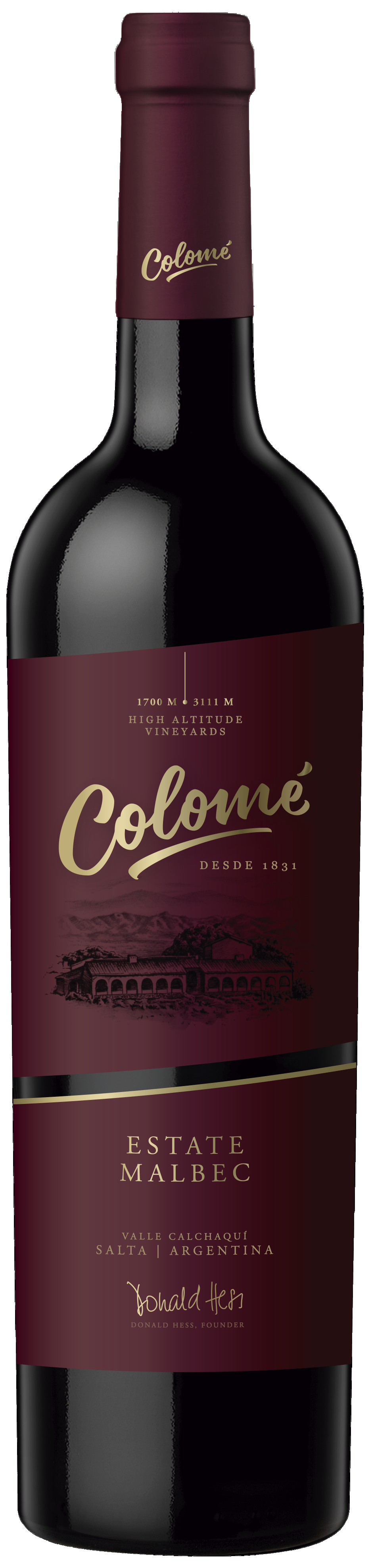 Colome Estate Malbec 2021。旅發局提供