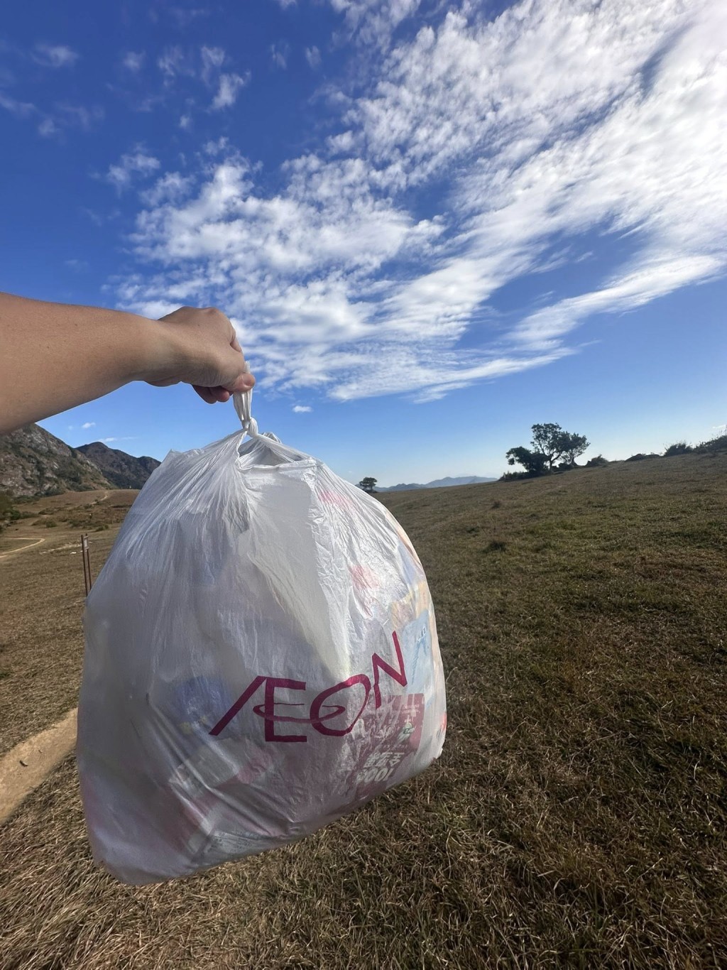 事主擔心有人會「有樣學樣」亂拋垃圾、招惹到更多野豬或老鼠,而自己不趕時間,故決定自發清理垃圾。 事主擔心有人會「有樣學樣」亂拋垃圾、招惹到更多野豬或老鼠,而自己不趕時間,故決定自發清理垃圾。