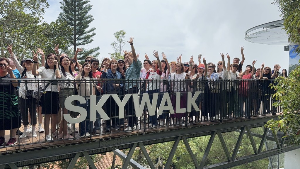 第二天旅程以檳城象徵性的升旗山展開。 第二天旅程以檳城象徵性的升旗山展開。