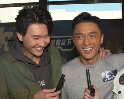 王浩信想冧莊視帝，好兄弟楊明即謂原本有信心，但見到浩信就打消念頭。