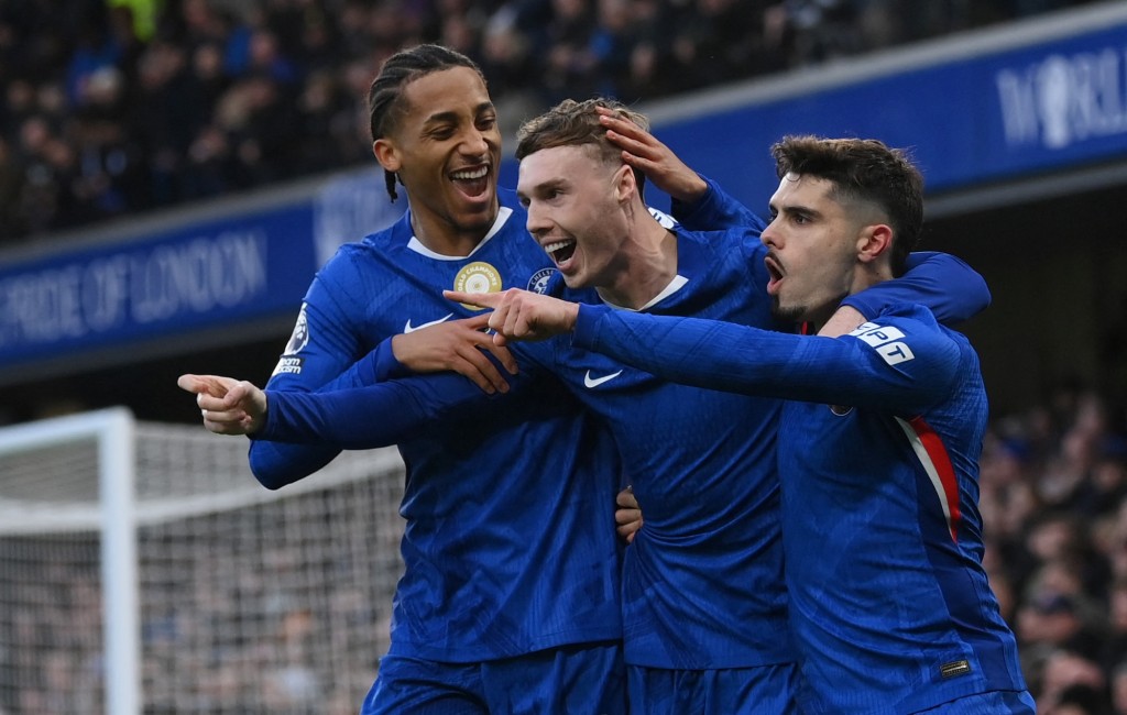 高爾彭馬為車路士打開紀錄。路透社