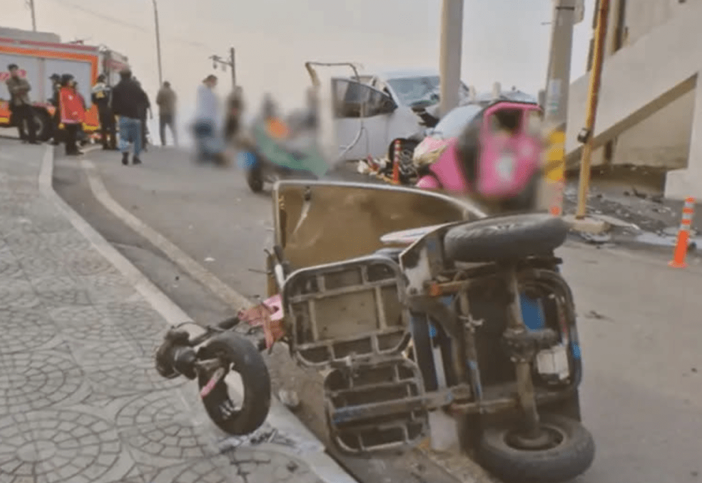 事故造成3死10傷。youtube@mbcnews 事故造成3死10傷。youtube@mbcnews