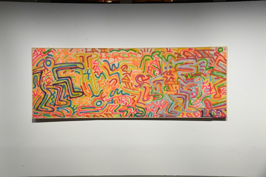  Keith Haring的作品之一，盡顯上世紀80年代紐約Hip Hop感覺。