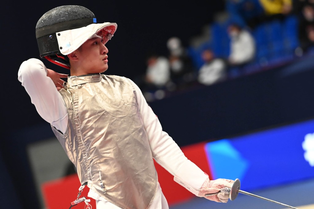 蔡俊彥八強賽中佔據主動，可惜未竟全功遺憾出局。國際劍聯Facebook圖片