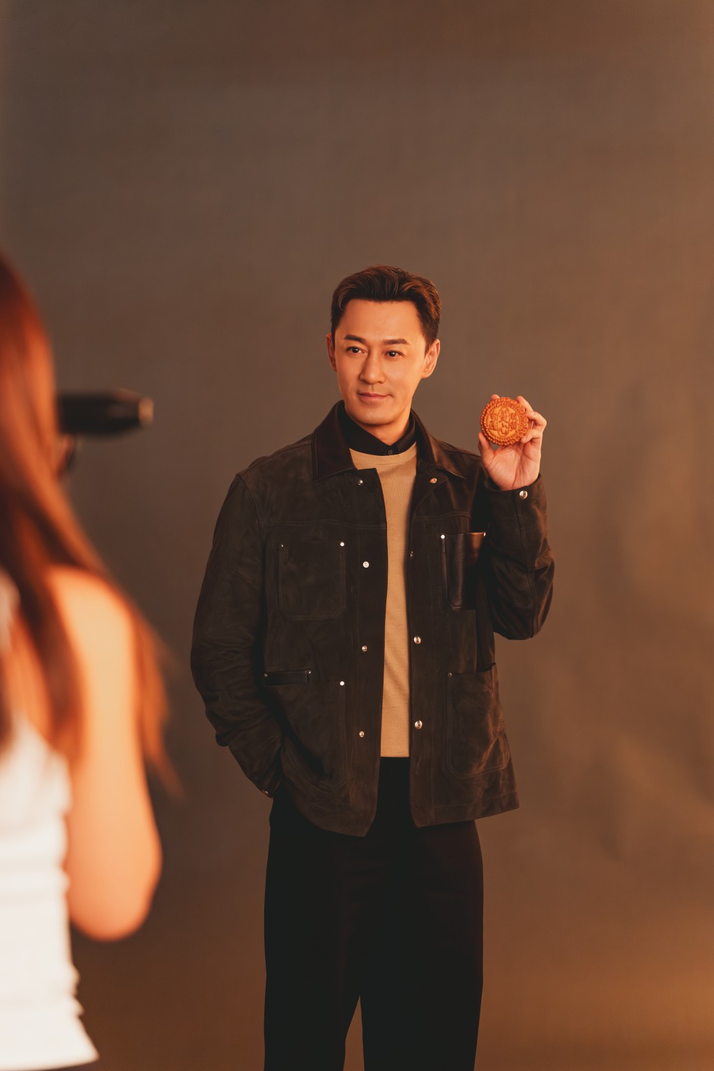 林峯中秋請假陪家人。
