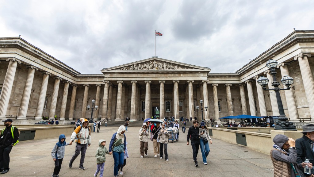 英國大英博物館電腦系統遭破壞，部分展覽關閉。路透社