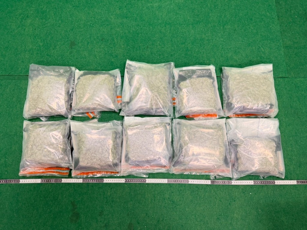 首宗案件中檢獲的懷疑大麻花。 首宗案件中檢獲的懷疑大麻花。