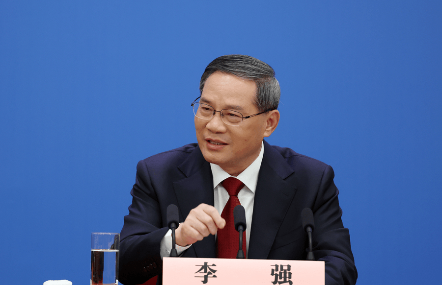李強總理舉行任內首場中外記者會。新華社