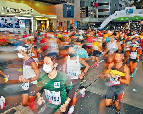 ■今屆半馬及全馬賽事均在尖沙嘴彌敦道出發。