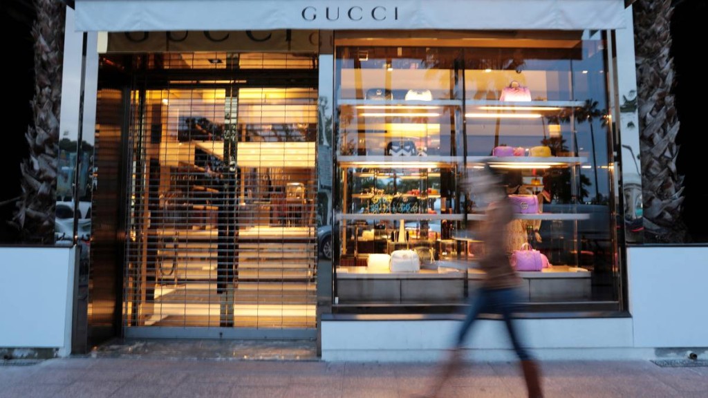 Gucci被歐盟指違反反壟斷法,遭罰款1.197 歐元。路透社