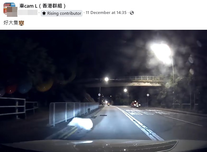 樓主帖文。fb「車cam L（香港群組）」截圖