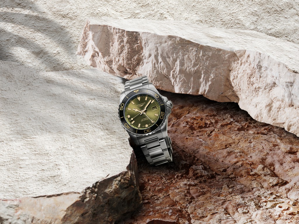 Longines Hydroconquest潜水表，运动造型新设计更显大气。