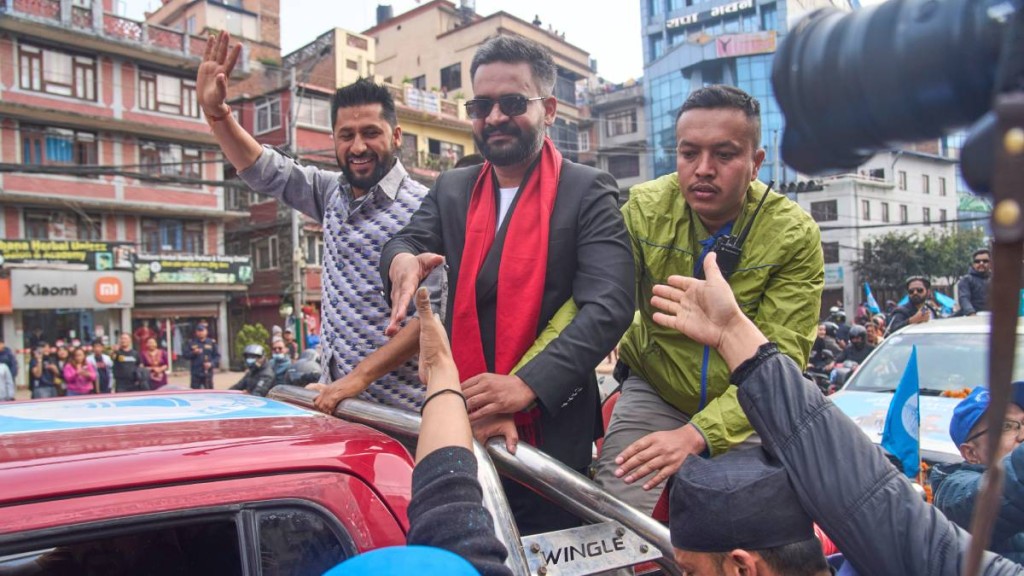 饒舌歌手轉戰政壇的沙阿角逐總理大位。(美聯社)