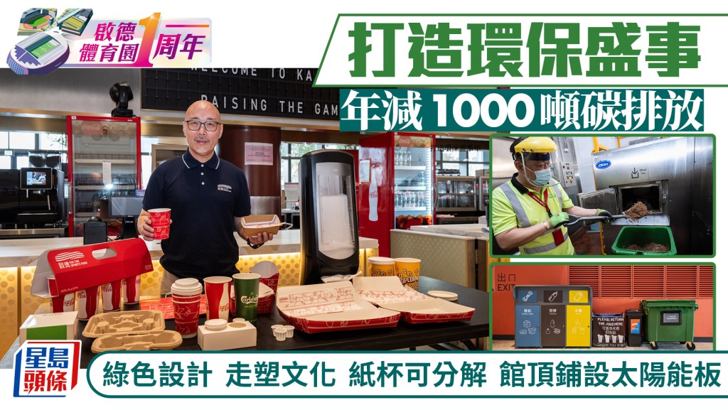 啟德體育園1周年︱打造環保盛事 年減1000噸碳排放