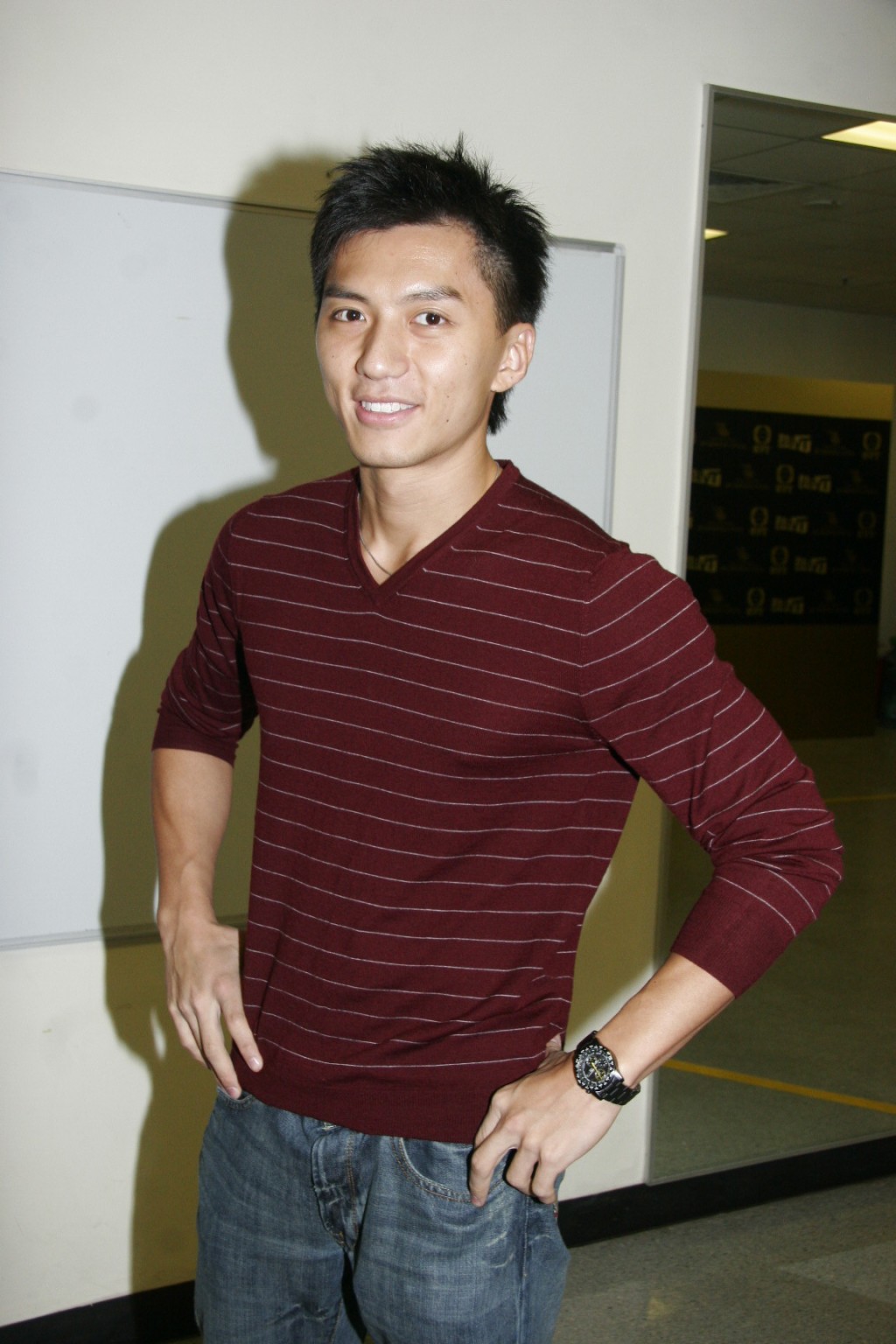 2007年袁偉豪參選港男。資料圖片