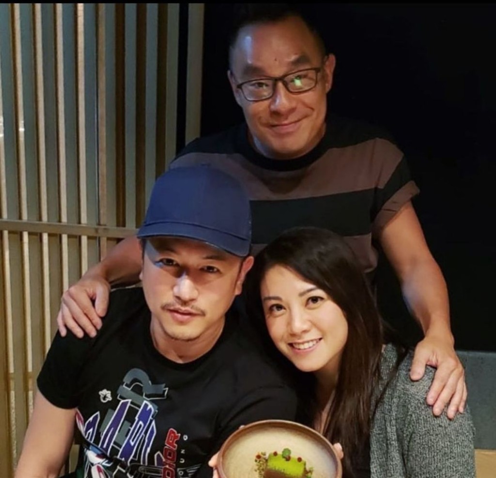 年前跟廖碧兒和林柏希食飯。
