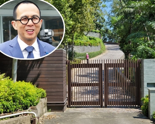 事發現場。小圖為李澤楷（資料圖片）。