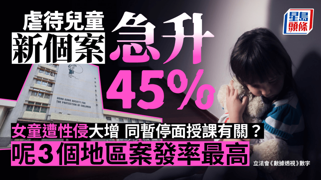 虐待兒童事件近年急增。