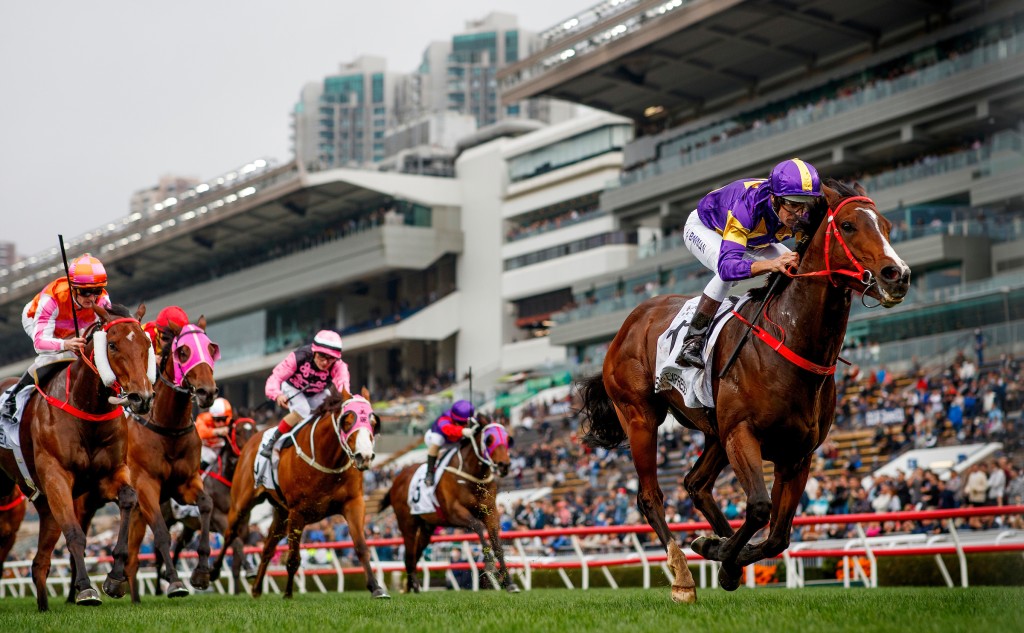 四歲馬經典賽事系首關香港經典一哩賽，由大熱「驕陽明駒」揚威。