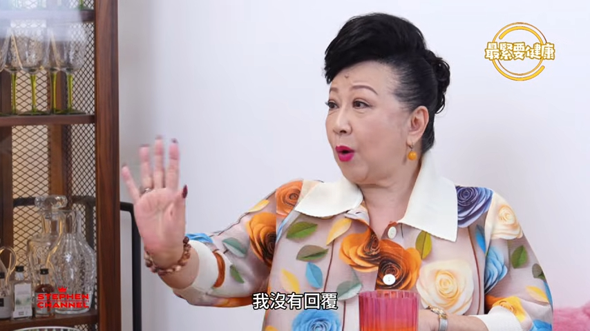 薛家燕一談到男友馬上露出甜絲絲神情。 薛家燕一談到男友馬上露出甜絲絲神情。