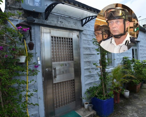 有報道指陶輝(小圖)將清水灣碧水新村,一間不可轉讓或出租的「牌照屋」作民宿出租。