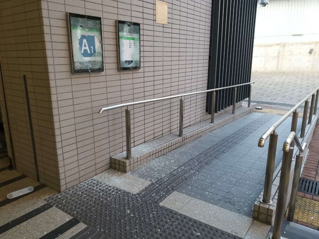 何文田站情況。港鐵提供