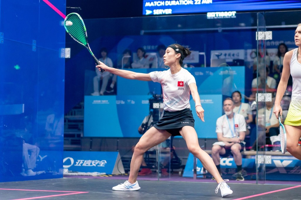 子樂坦言自己在8強的表現理想。港協暨奧委會圖