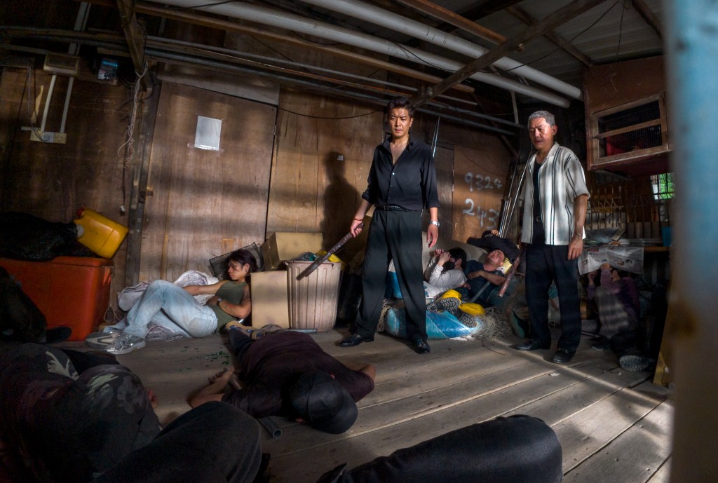 饰演江湖人物的黎诺懿，在剧中有不少动作戏。