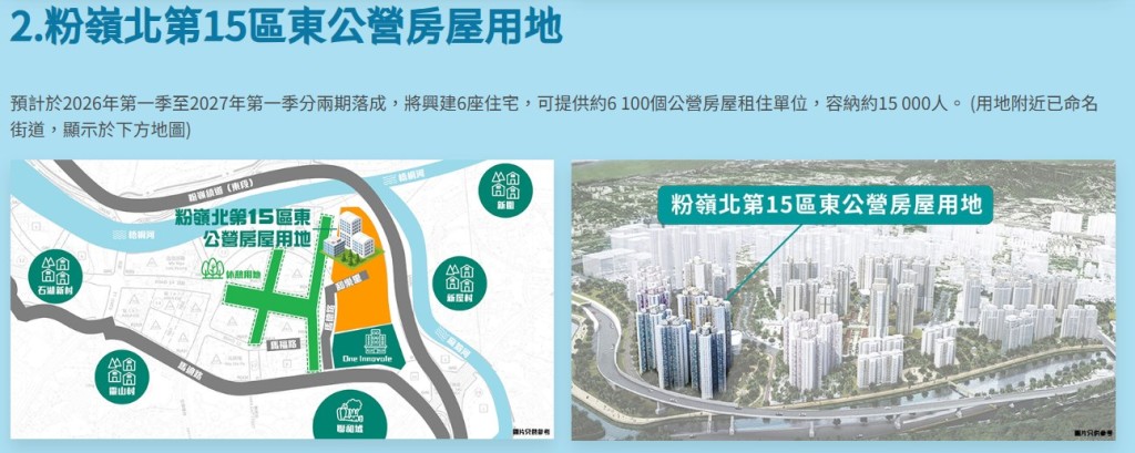 北部都會區專頁截圖 北部都會區專頁截圖