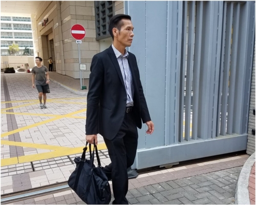 陳偉洪今早出庭繼續接受辯方盤問。蕭文軒攝