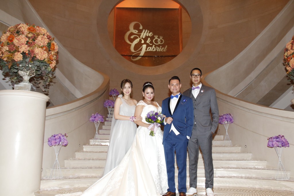 海俊杰2017年与任职化妆师女友莫家慈（Effie）结婚，彭敬慈和傅颖为伴郎及伴娘。  ​