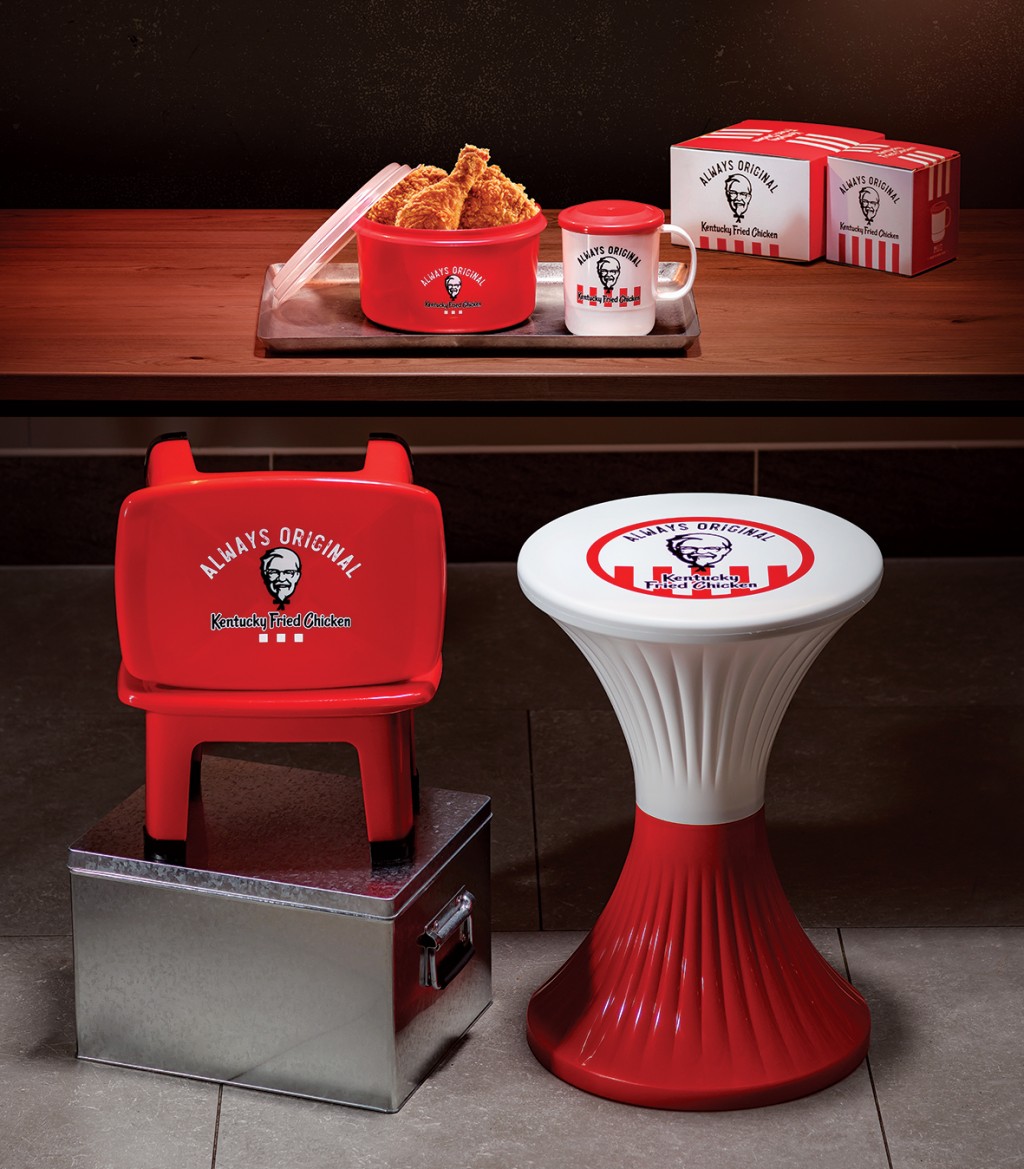 KFC與「紅A」 推出4款經典聯乘系列產品。