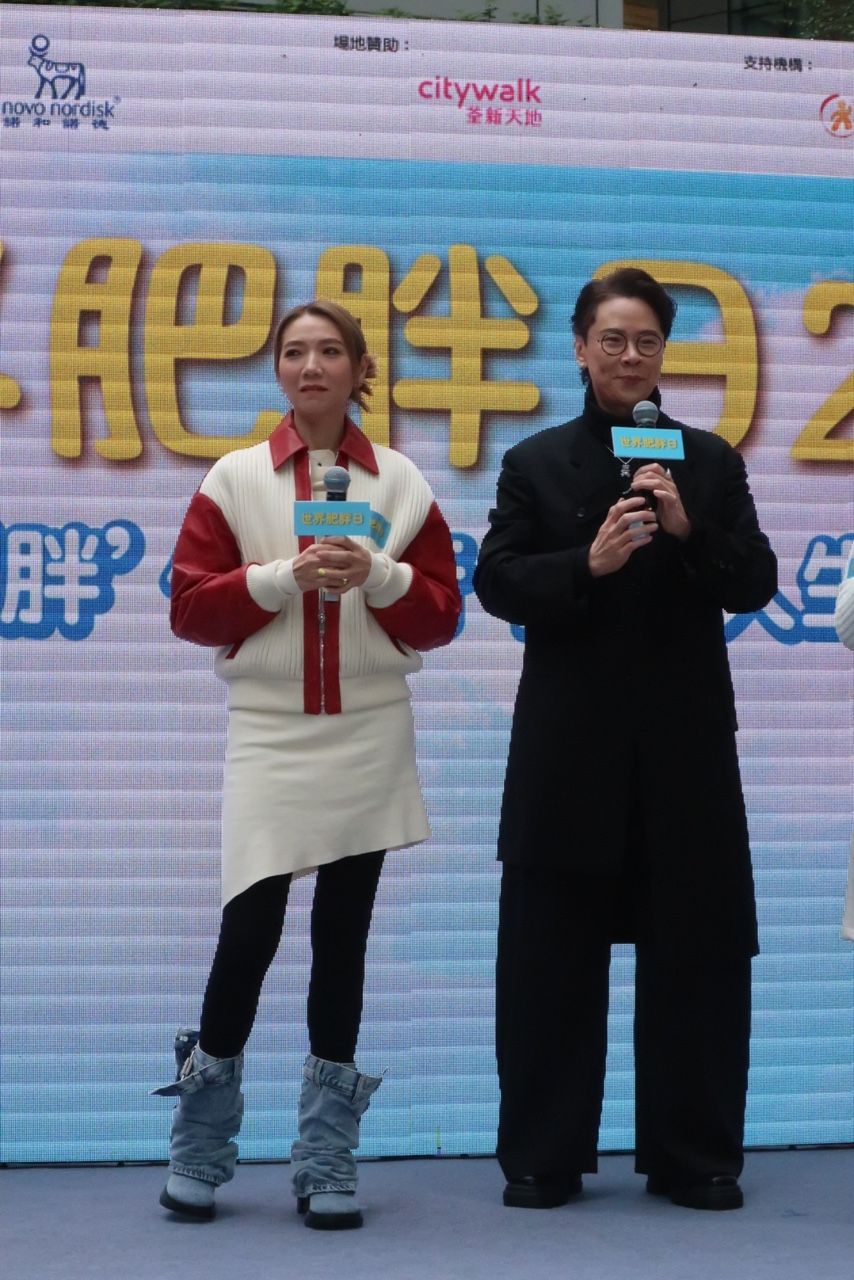 陳志雲和車婉婉今日出席「世界肥胖日2024」活動