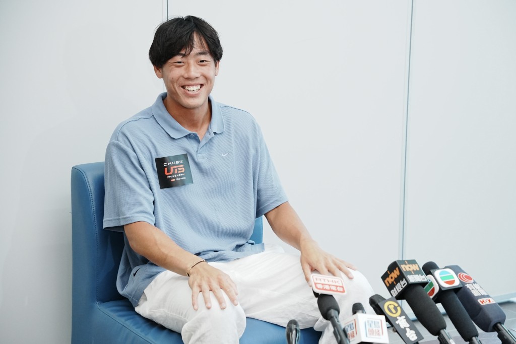 黃澤林終有機會在啟德獻技。 黃澤林終有機會在啟德獻技。