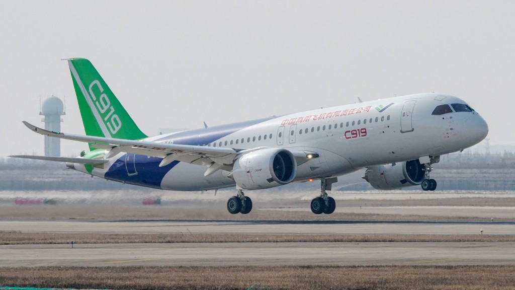 C919大型客機。 新華網