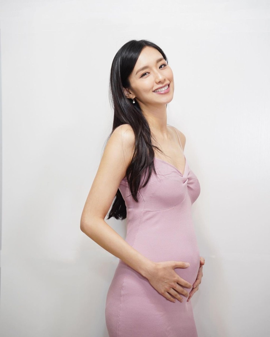 曾淑雅8月时宣布怀孕。