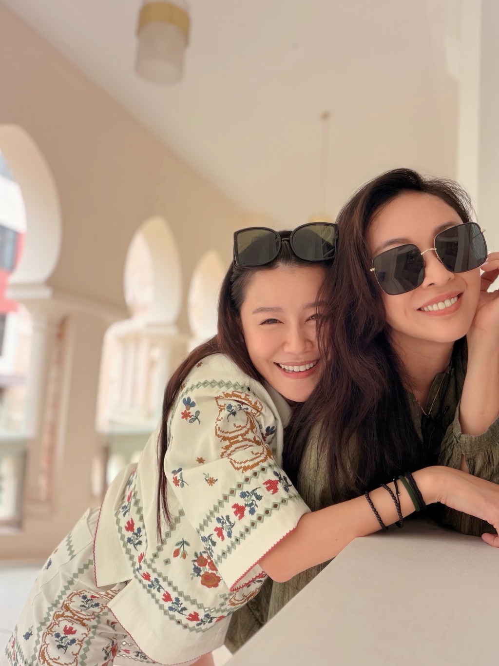 黃翠如此行其實是為了探契家姐一家人。 黃翠如此行其實是為了探契家姐一家人。