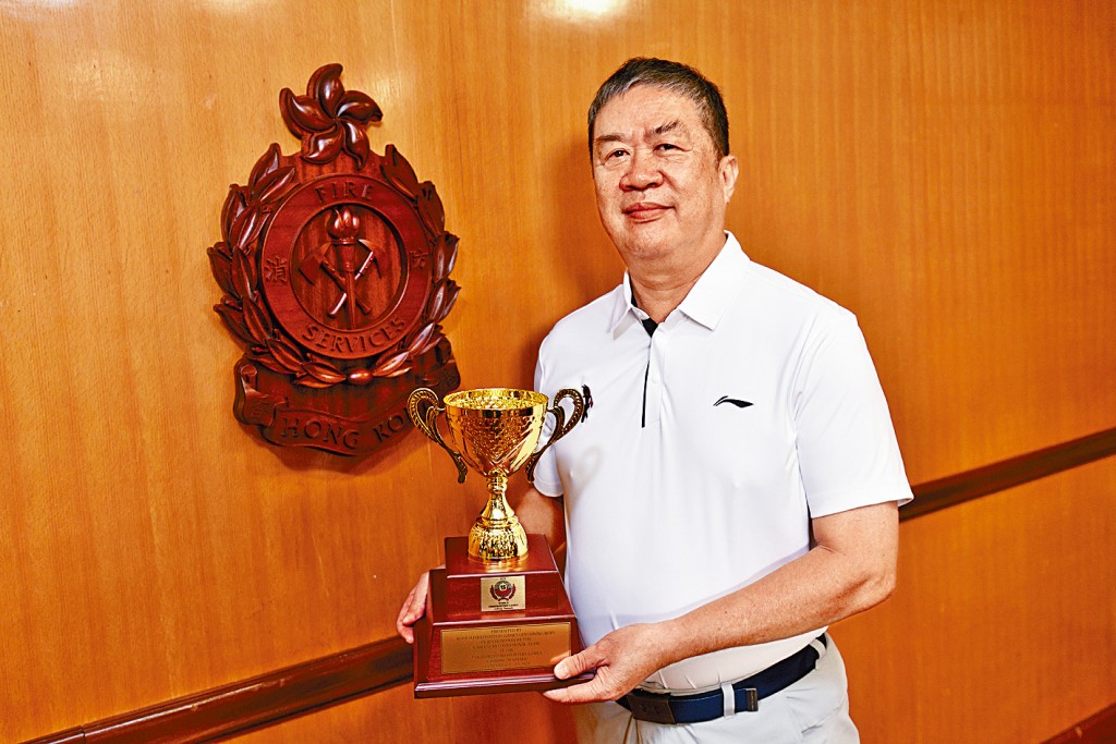 董清世帶領164名消防人員到丹麥出戰第15屆「世界消防競技大賽」 。