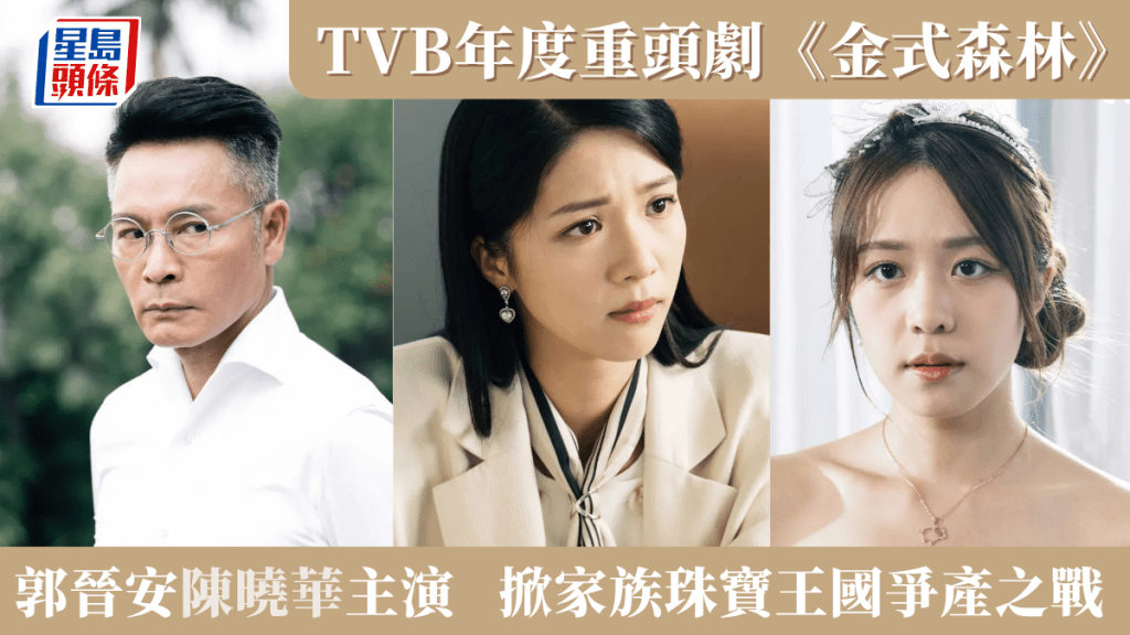 金式森林劇情|郭晉安陳曉華羅子溢主演 TVB豪門家族劇掀家族珠寶王國爭產之戰