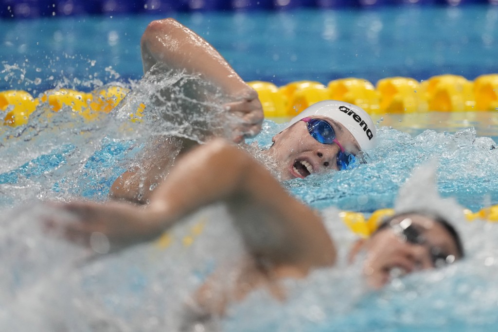 何诗蓓顺利跻身女子200米自由泳决赛。Reuters