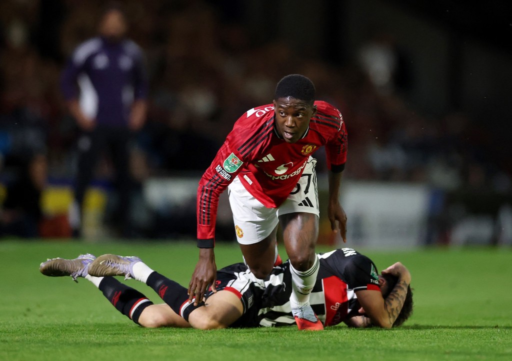 明奈唯一一次正選，是聯賽盃鬥甘士比。路透社