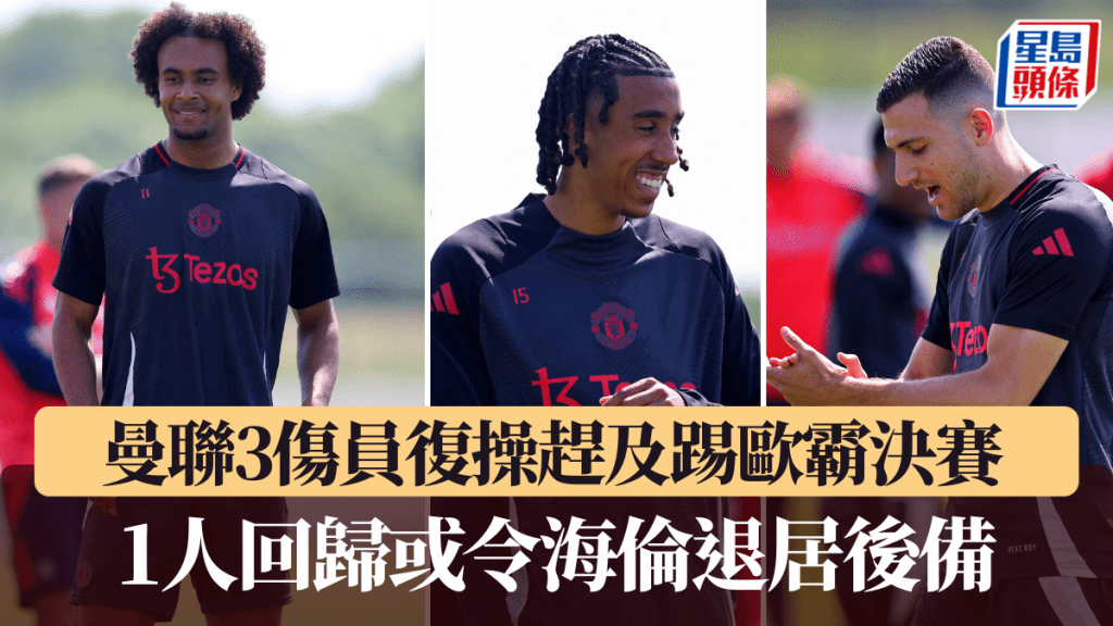 曼聯3傷員復操趕及踢決賽。路透社