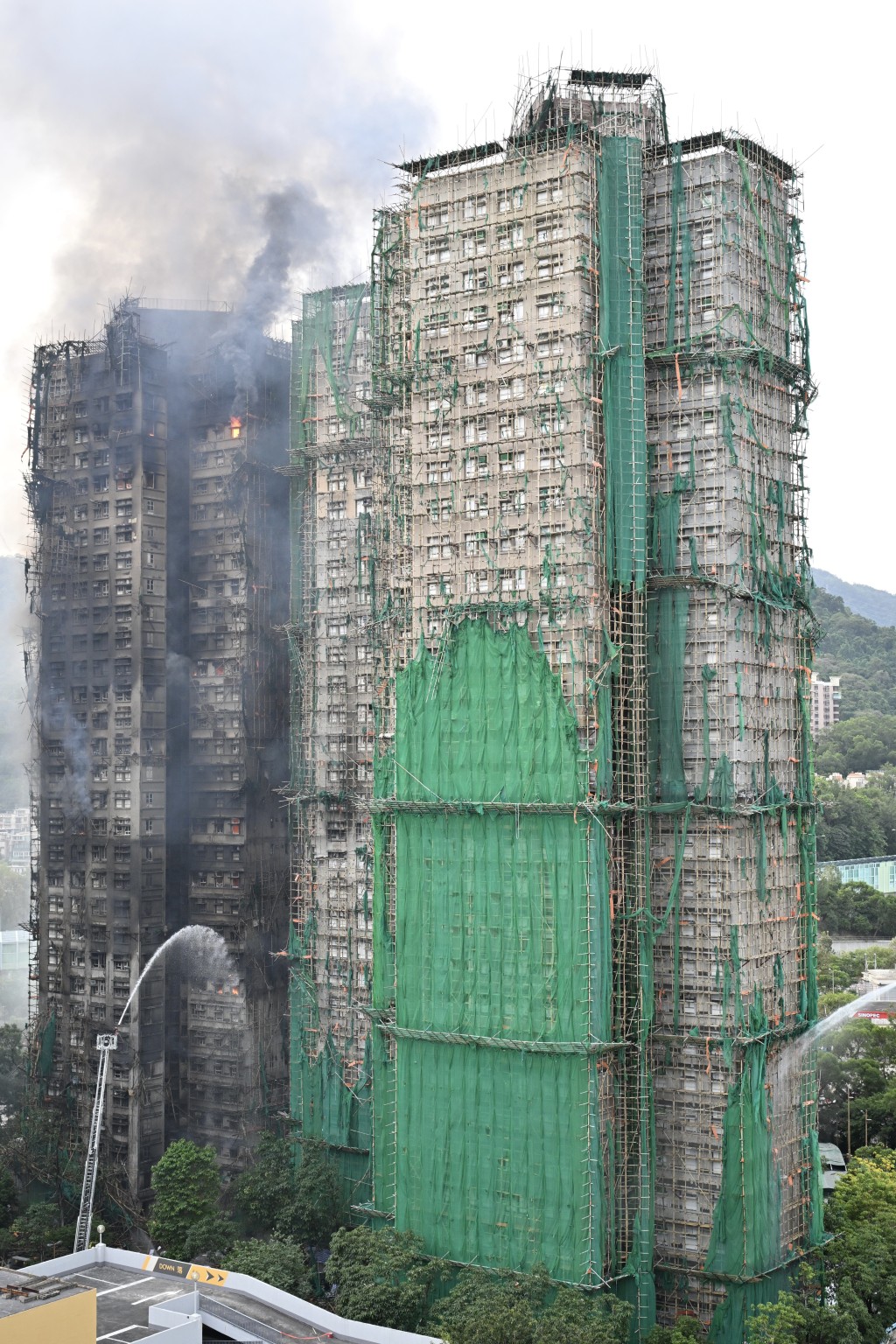 宏福苑五級火。蘇正謙攝