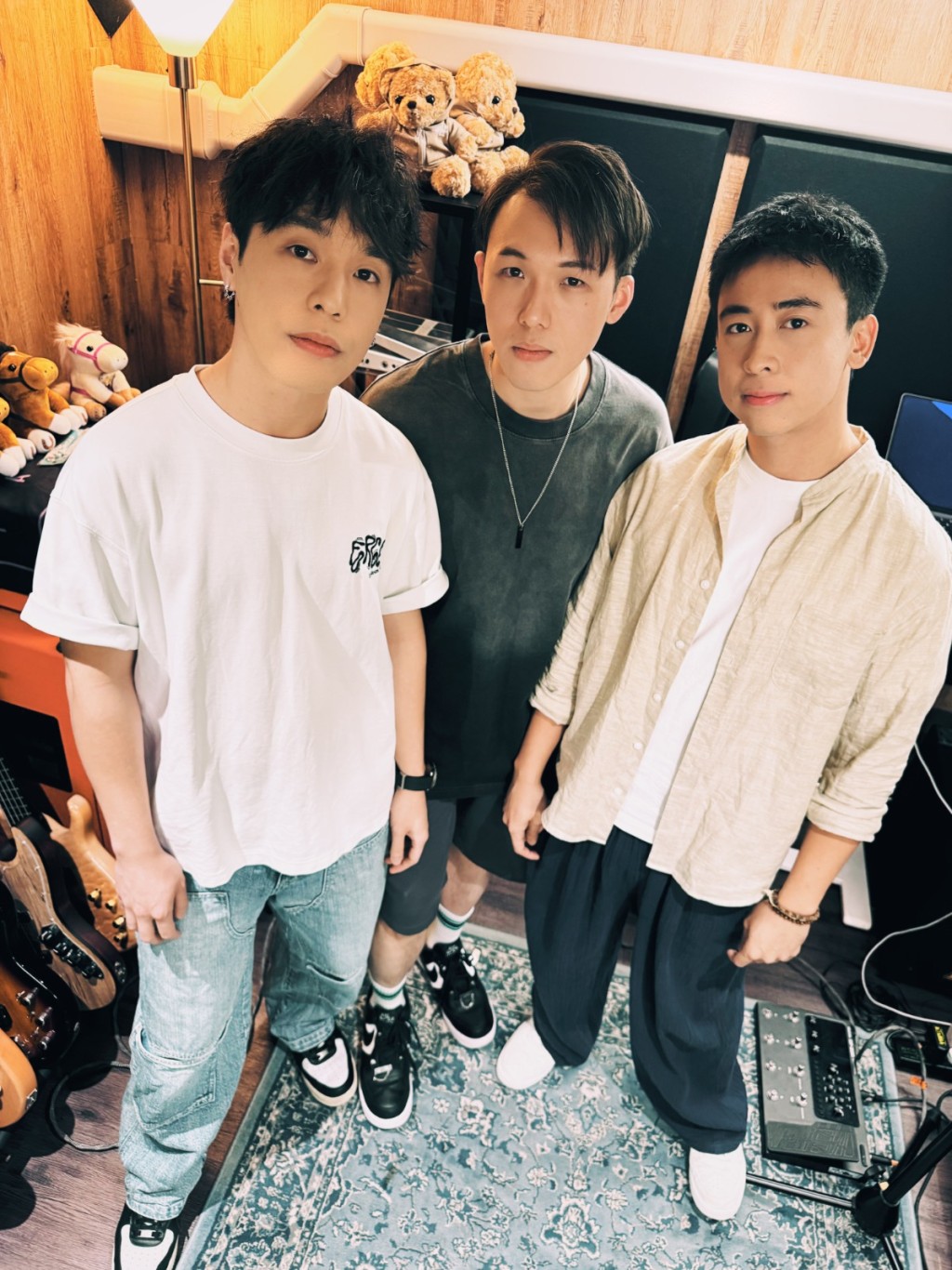 左起Tony、Michael與Anakin組成的Pandora是獨立樂隊。 左起Tony、Michael與Anakin組成的Pandora是獨立樂隊。